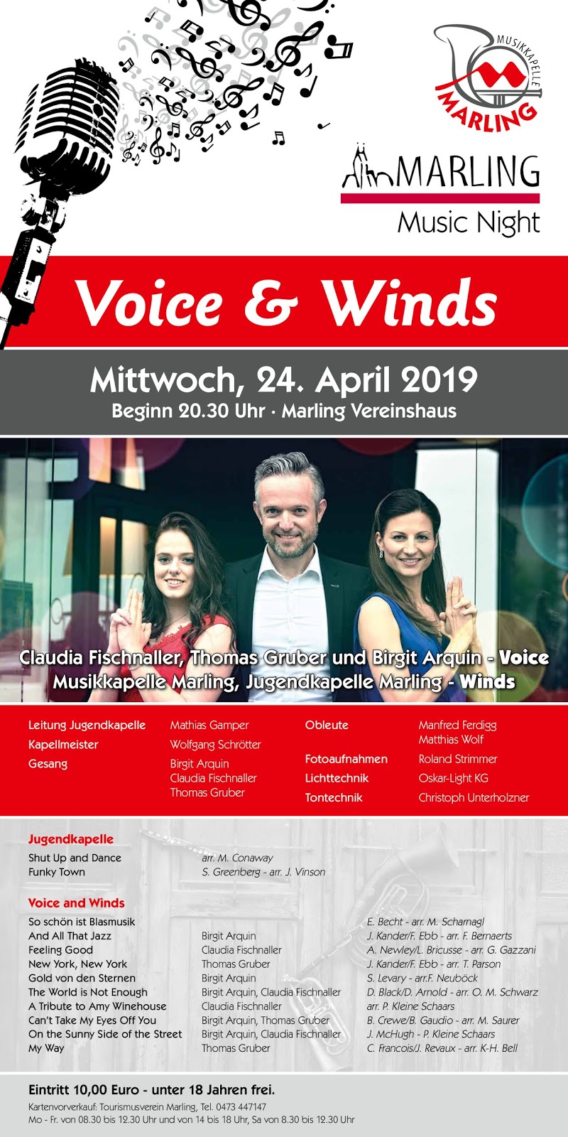 Voice & Winds – Marling Music Night