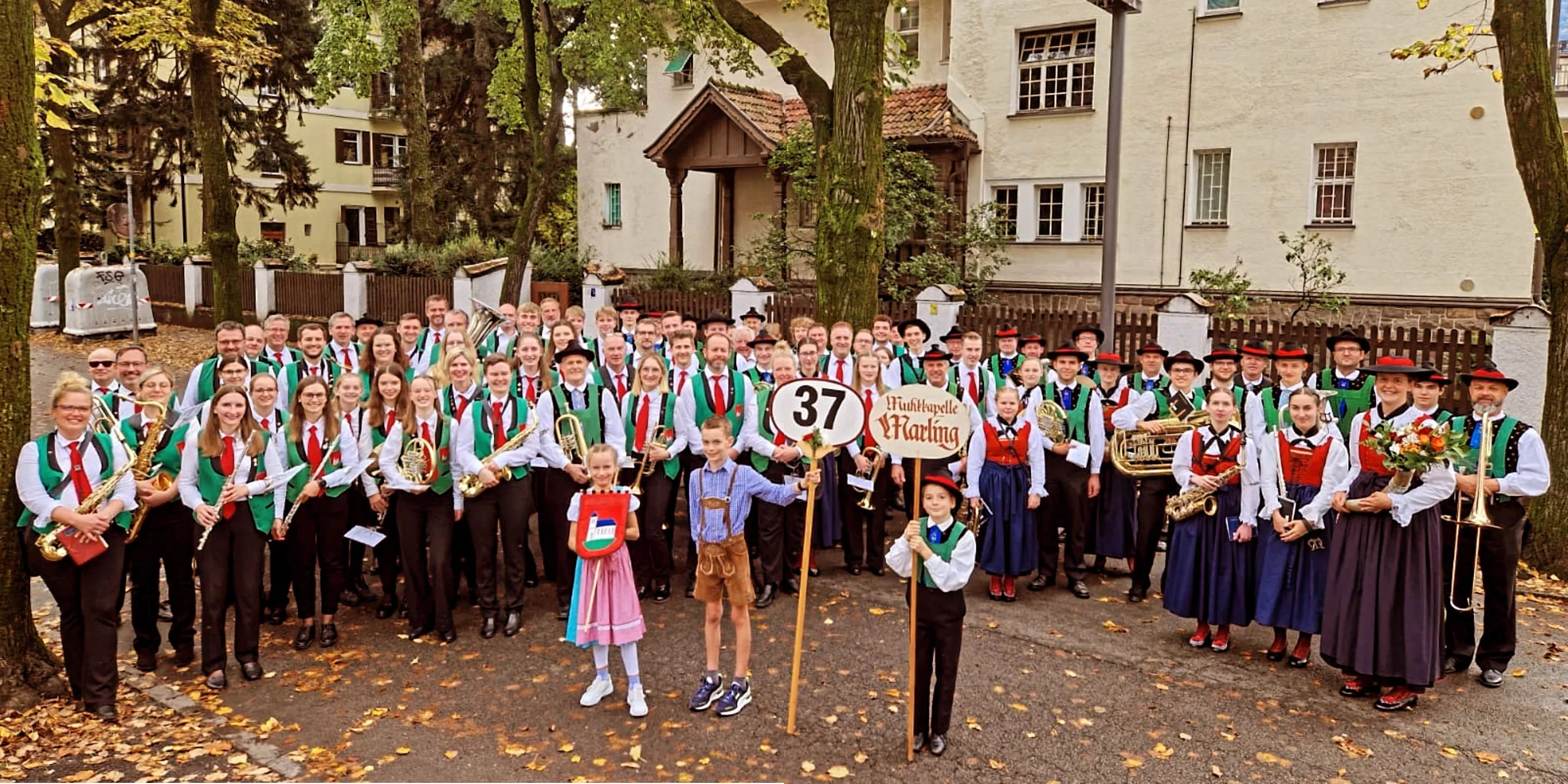 Beim Traubenfest mit dem Musikverein Dewangen