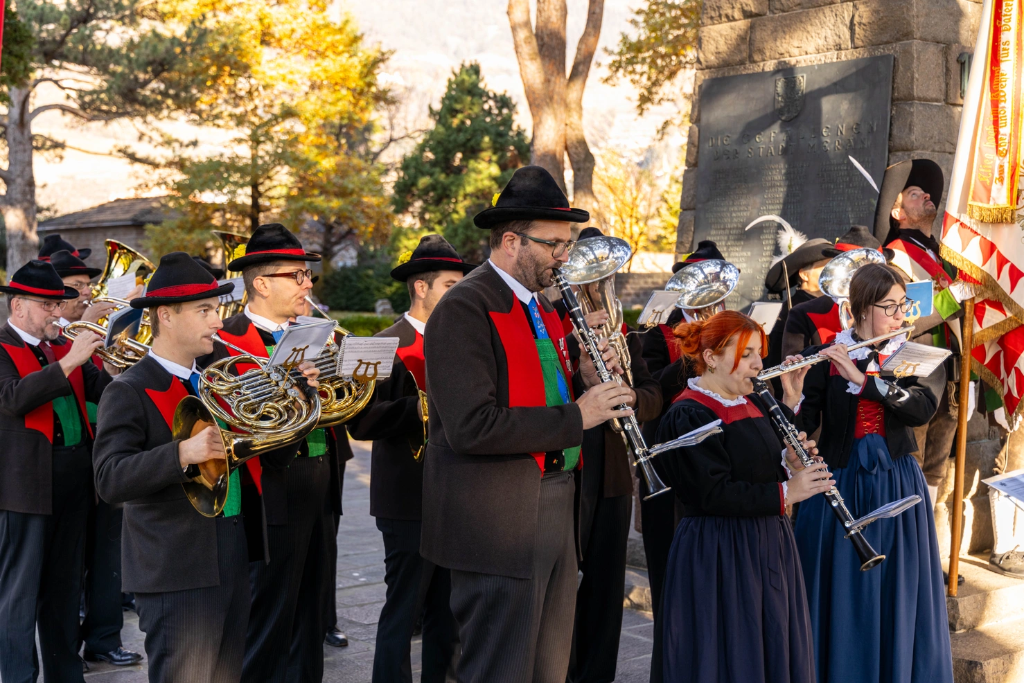Gedenkfeier am Soldatenfriedhof Meran